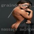 Massage swinger partner
