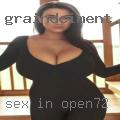 Sex in open girl